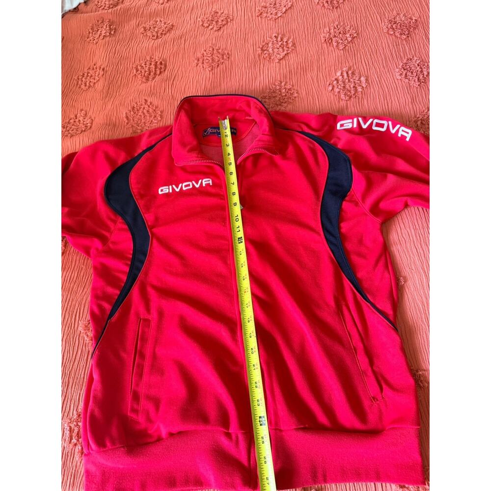 Givova Chievo Verona Football Soccer Zip Up Jacket Size Xl View 5